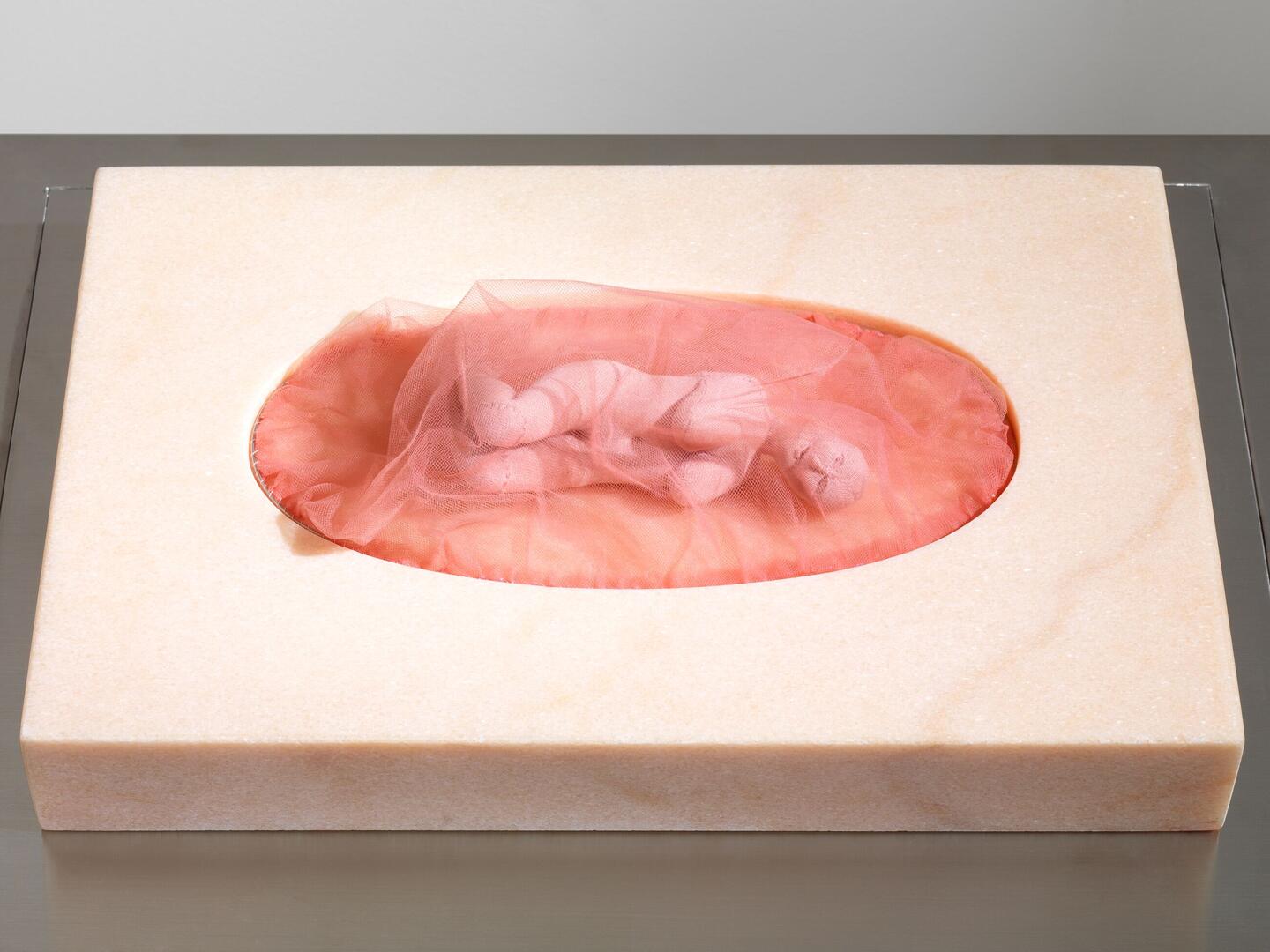 Louise Bourgeois (1911 - 2010)&nbsp; Femme 2003 Fabric and marble 101.6 x 62.2 x 46.9 cm / 40 x 24 1/2 x 18 1/2 inches BOURG36726 / BOUR-6692